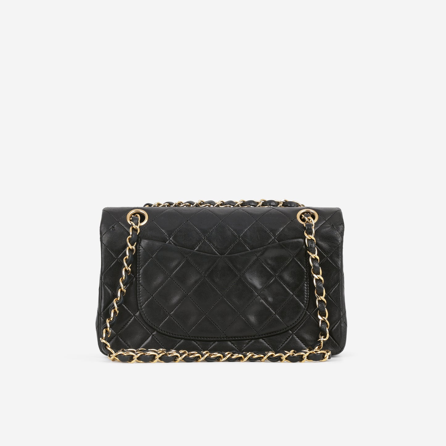 Chanel Vintage Small Classic Flap - Black Lambskin | Gold Hardware