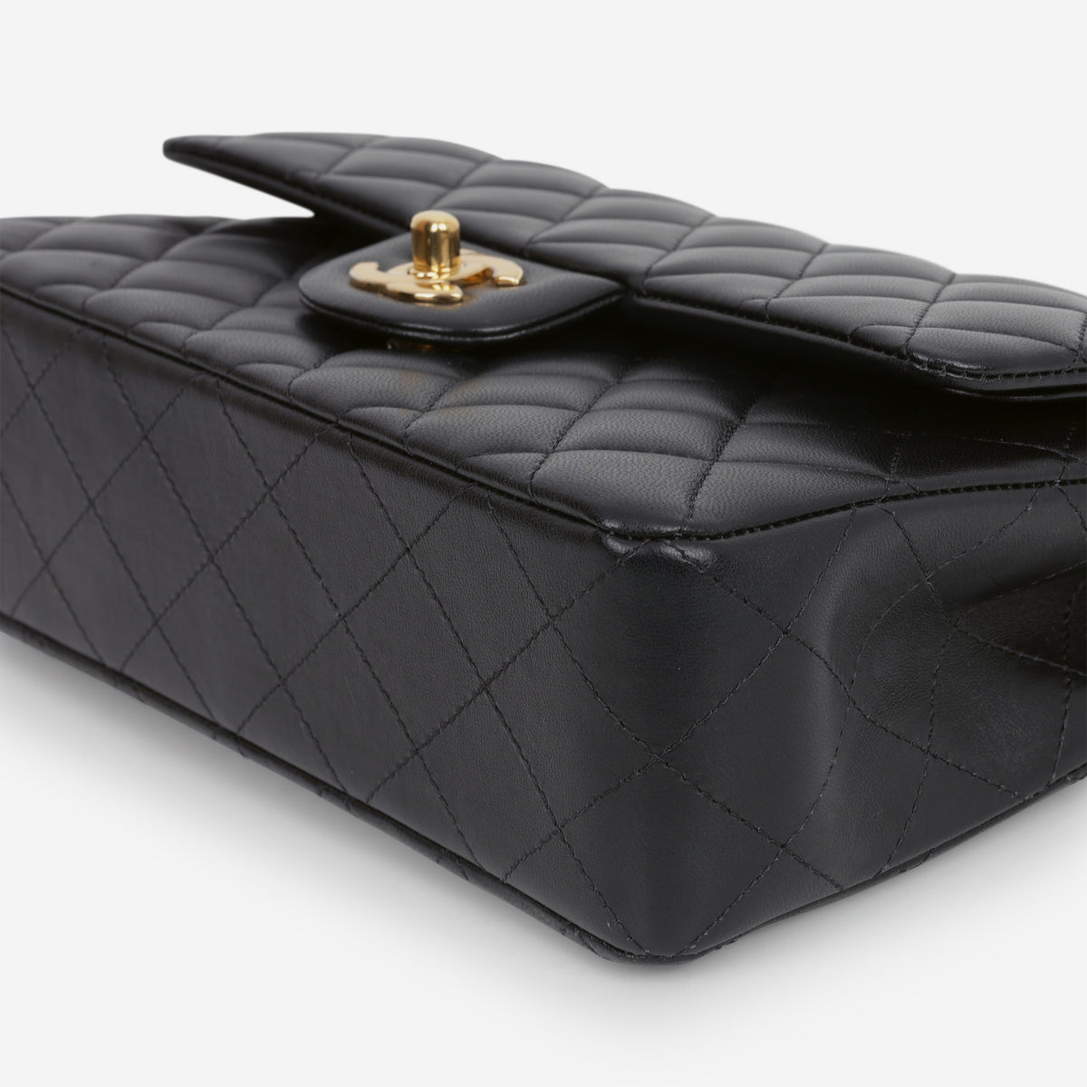 Chanel Small Classic Flap - Black Lambskin | Gold Hardware