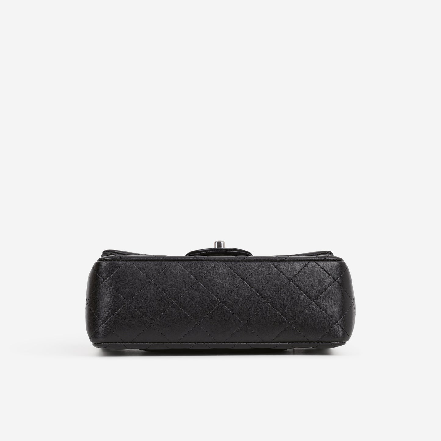 Chanel Mini Rectangular - Black Lambskin | Silver Hardware