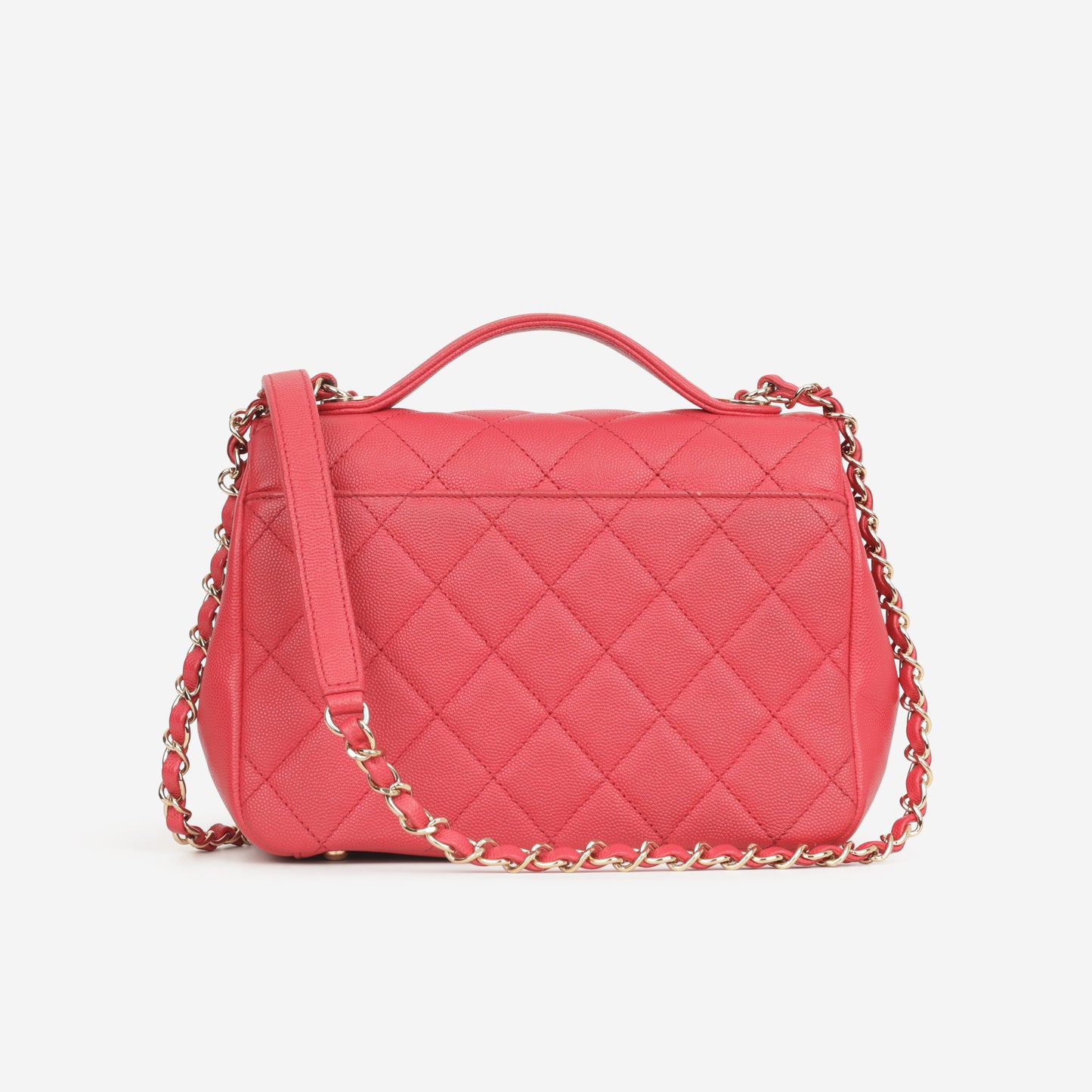 Chanel Small Business Affinity - Red Caviar | Gold Hardware