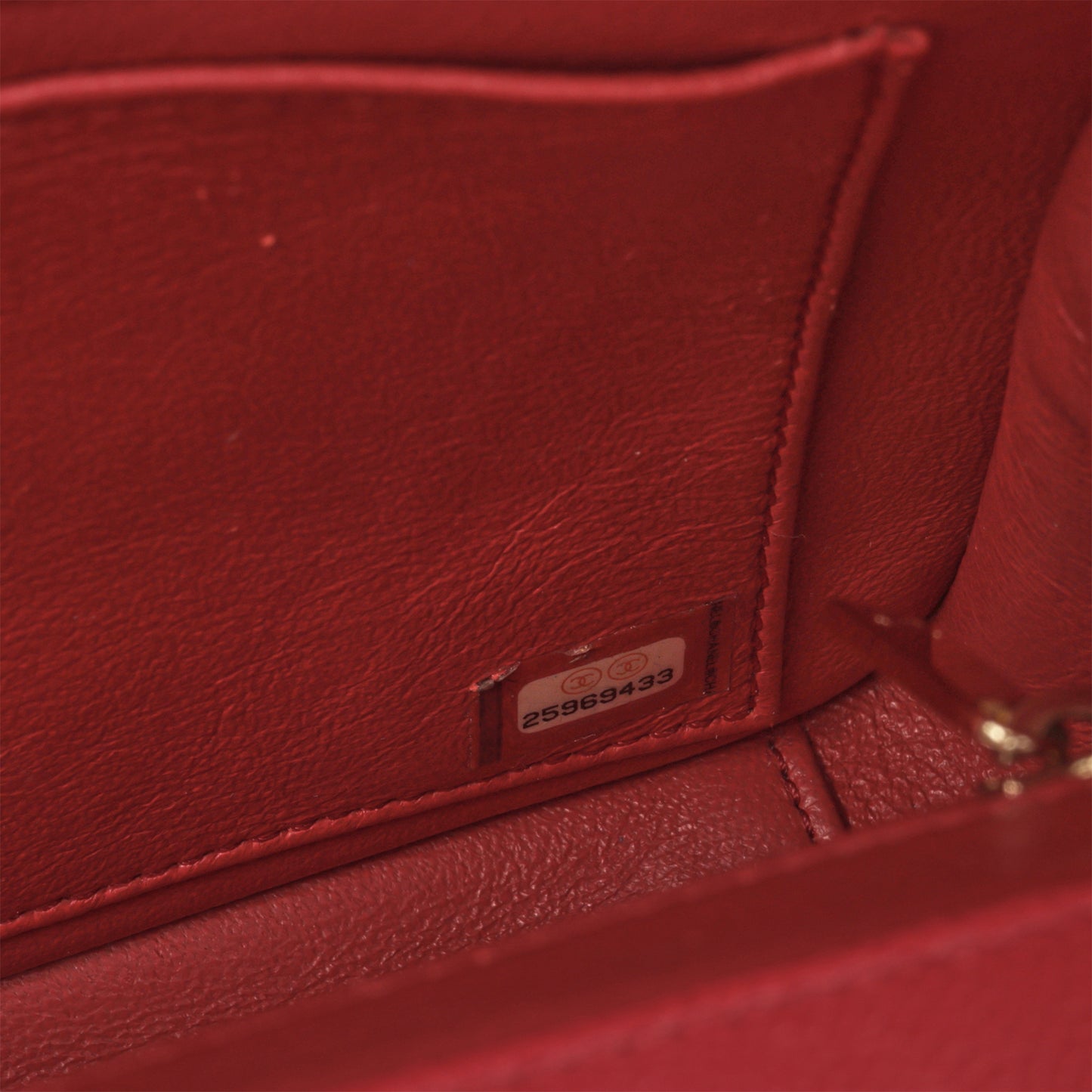 Chanel Small Business Affinity - Red Caviar | Gold Hardware