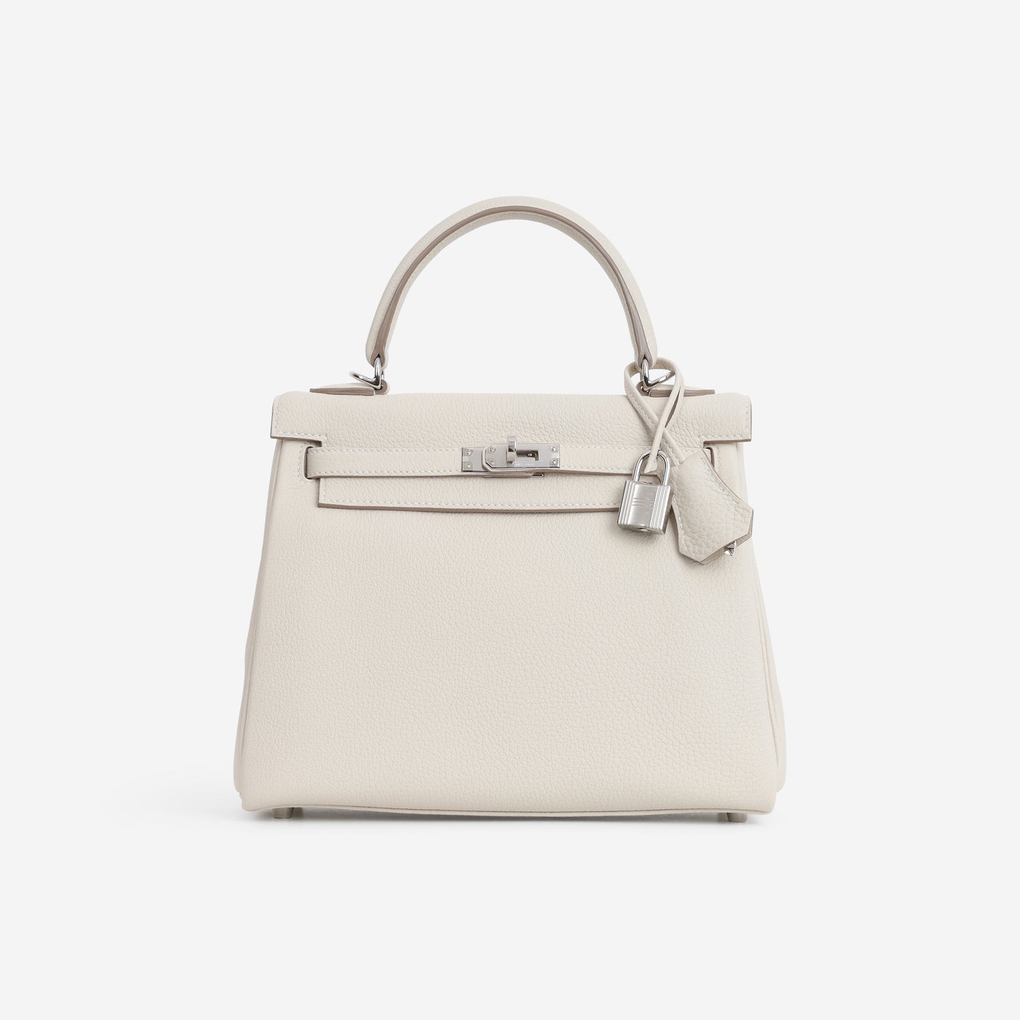 Hermès Kelly 25 - Craie Togo | Palladium Hardware