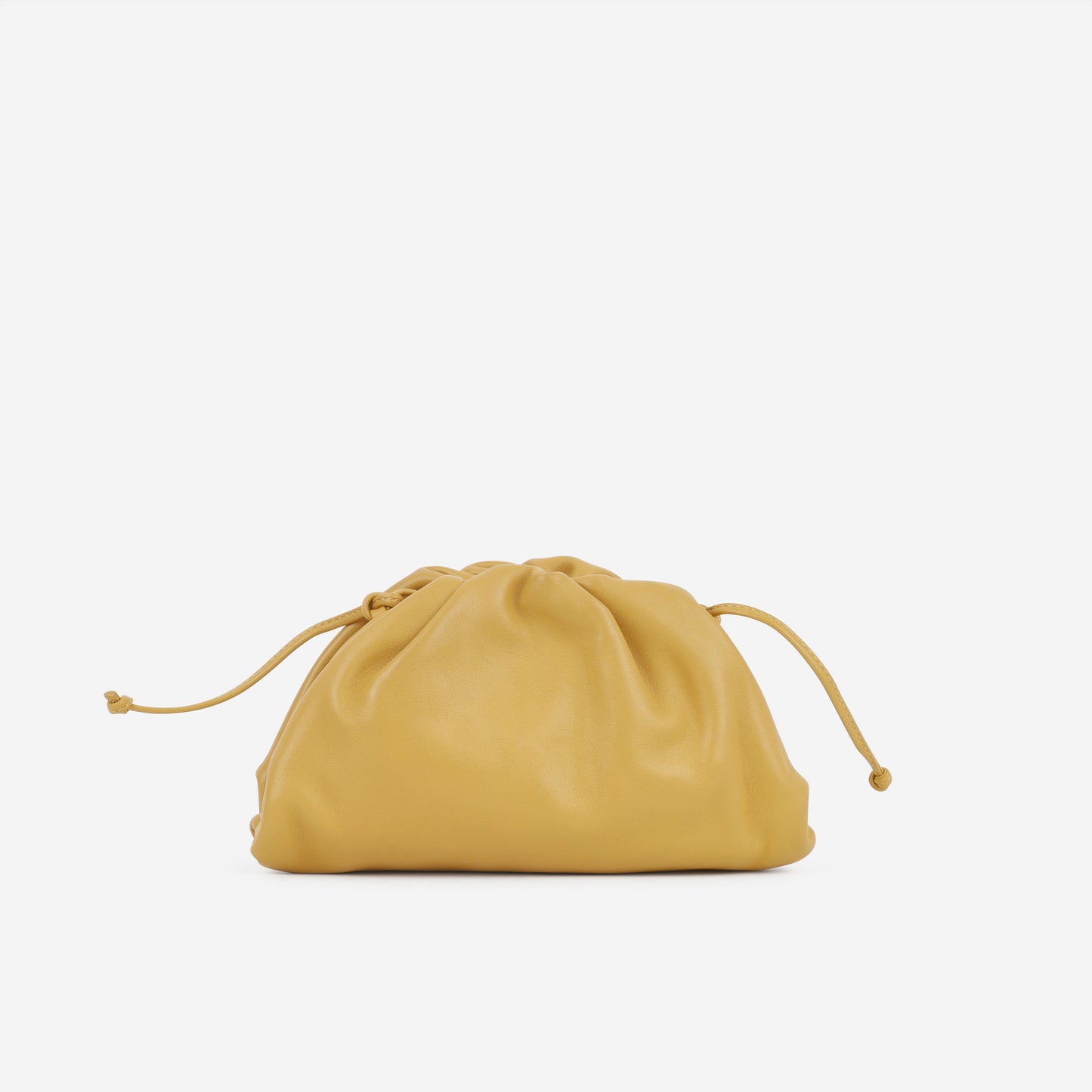 Bottega Veneta Mini Pouch - Yellow Nappa | Gold Hardware
