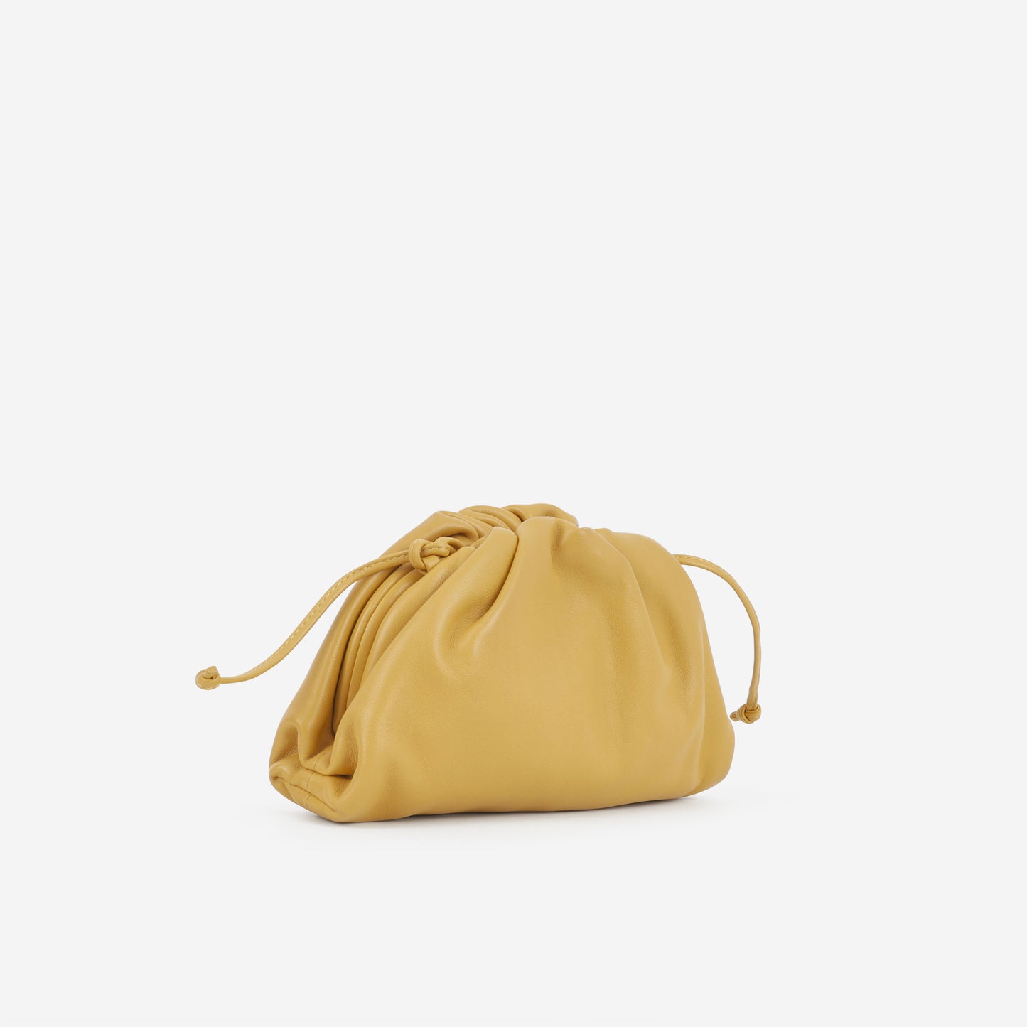 Bottega Veneta Mini Pouch - Yellow Nappa | Gold Hardware