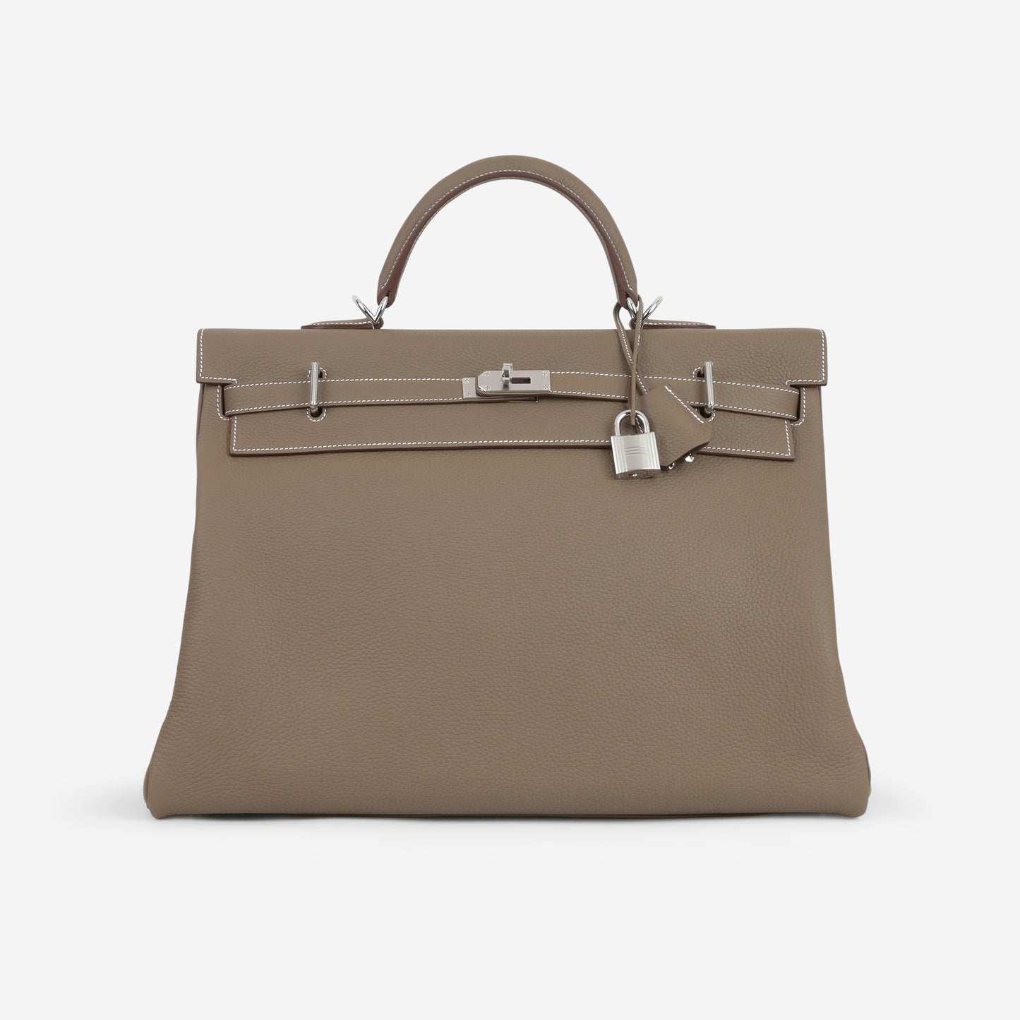 Hermès Kelly 50 Voyage - Etoupe Clemence | Palladium Hardware