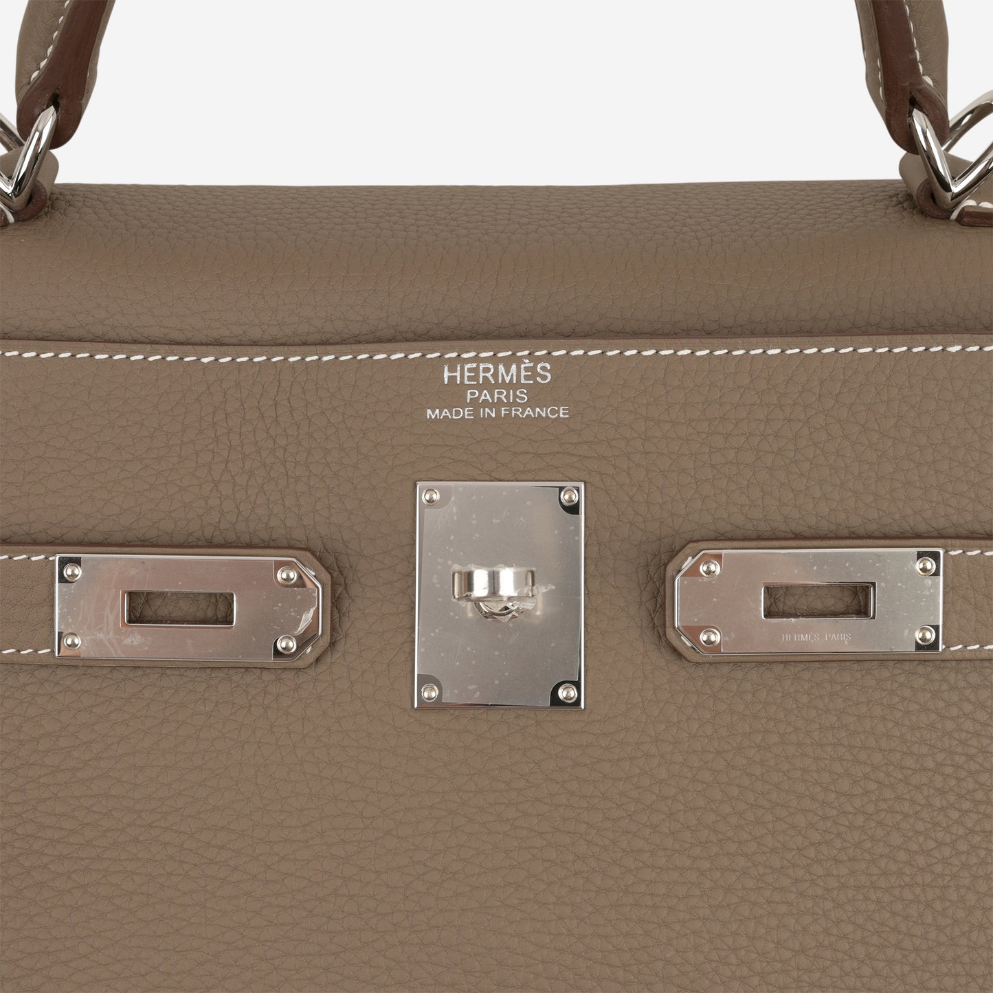 Hermès Kelly 50 Voyage - Etoupe Clemence | Palladium Hardware