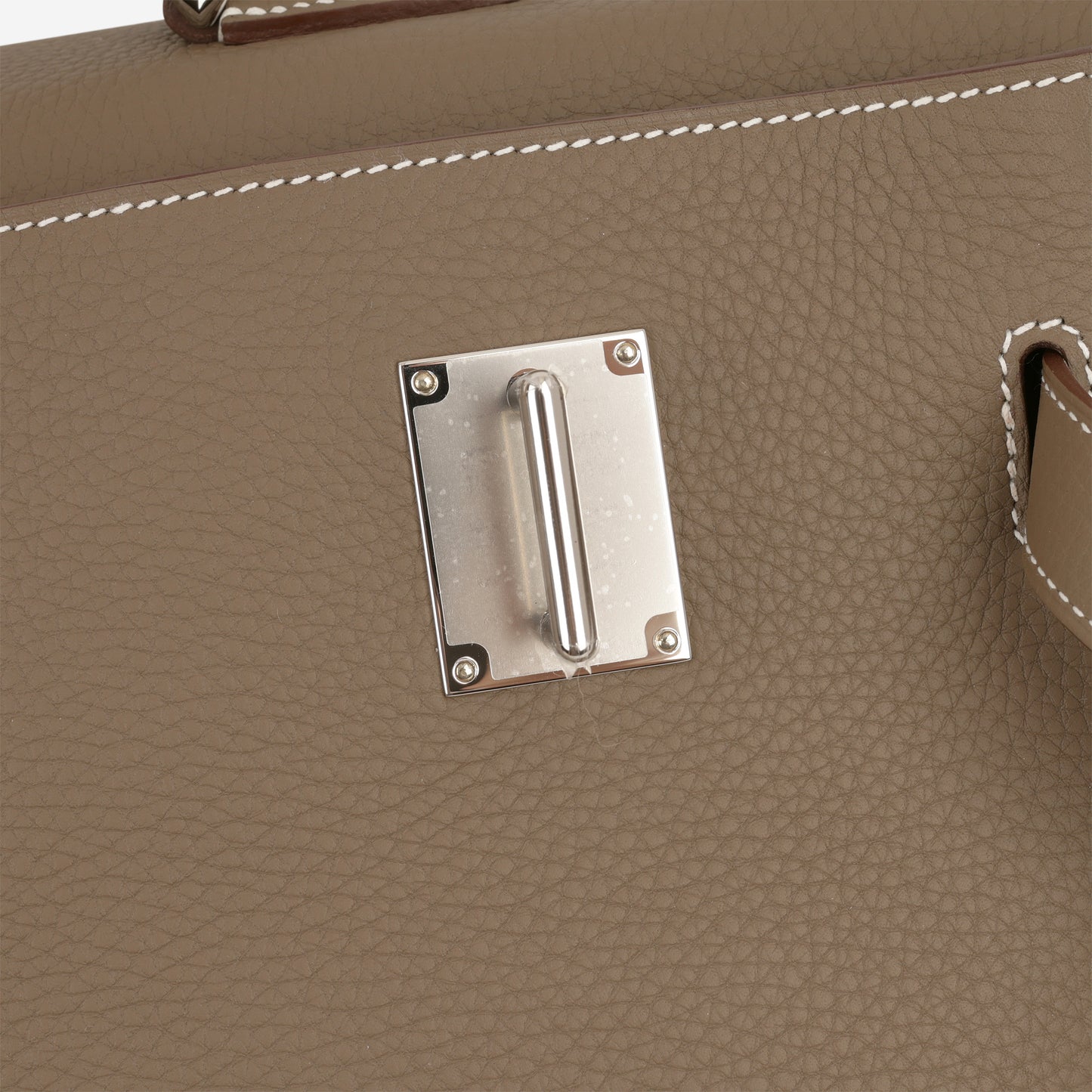 Hermès Kelly 50 Voyage - Etoupe Clemence | Palladium Hardware