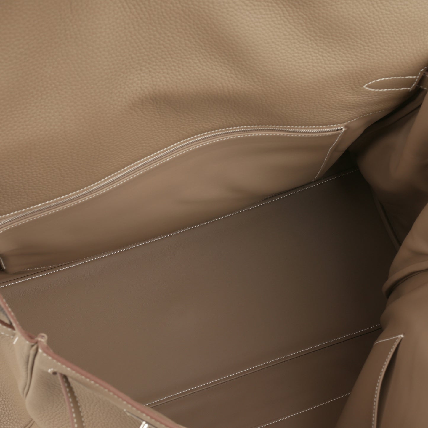 Hermès Kelly 50 Voyage - Etoupe Clemence | Palladium Hardware