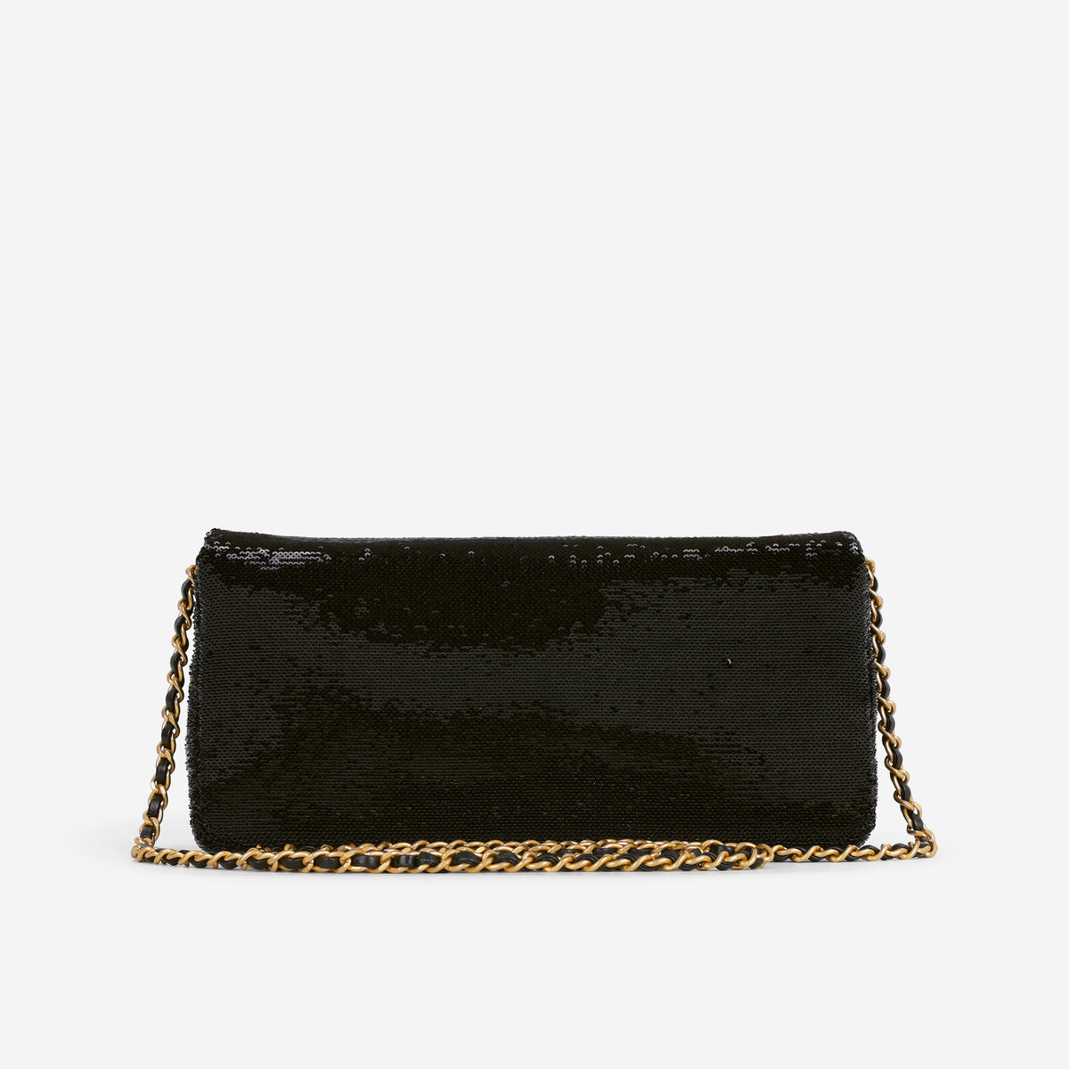 Chanel Paris-Cosmopolite "Dare to Disturb" Flap - Black / Gold Sequin | Gold Hardware