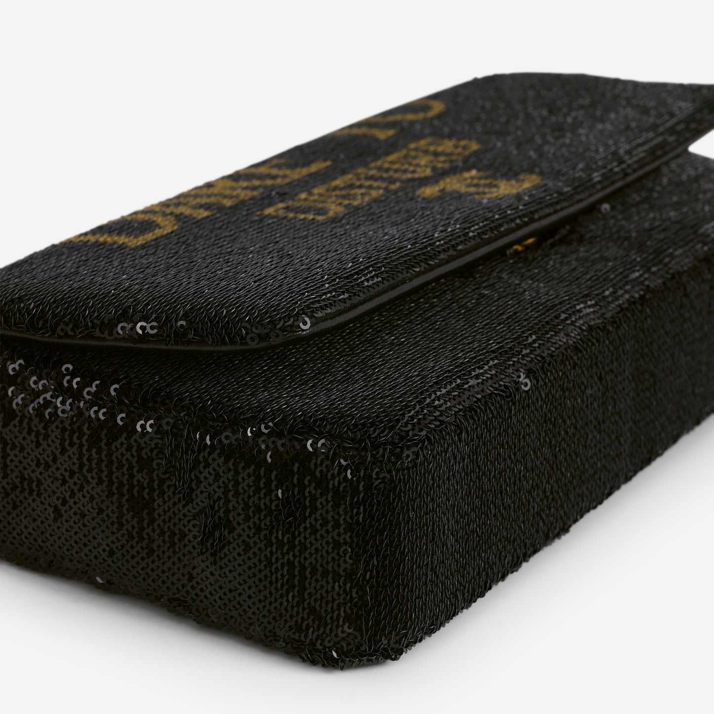 Chanel Paris-Cosmopolite "Dare to Disturb" Flap - Black / Gold Sequin | Gold Hardware