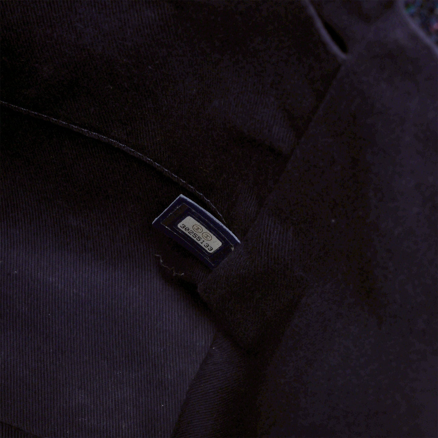 Chanel Small Deauville - Navy / Multi Sequin Tweed | Silver Hardware