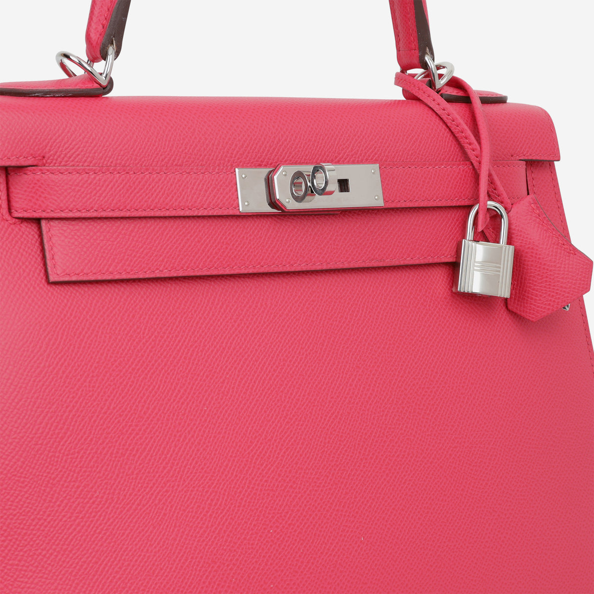 Hermès Kelly 28 - Rose Extreme Epsom | Palladium Hardware