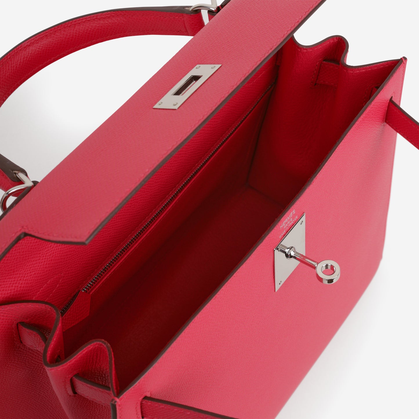 Hermès Kelly 28 - Rose Extreme Epsom | Palladium Hardware