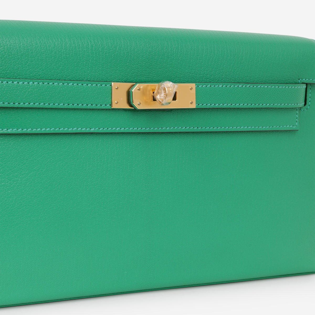 Hermès Kelly Elan - Menthe Chèvre Chamkila | Gold Hardware