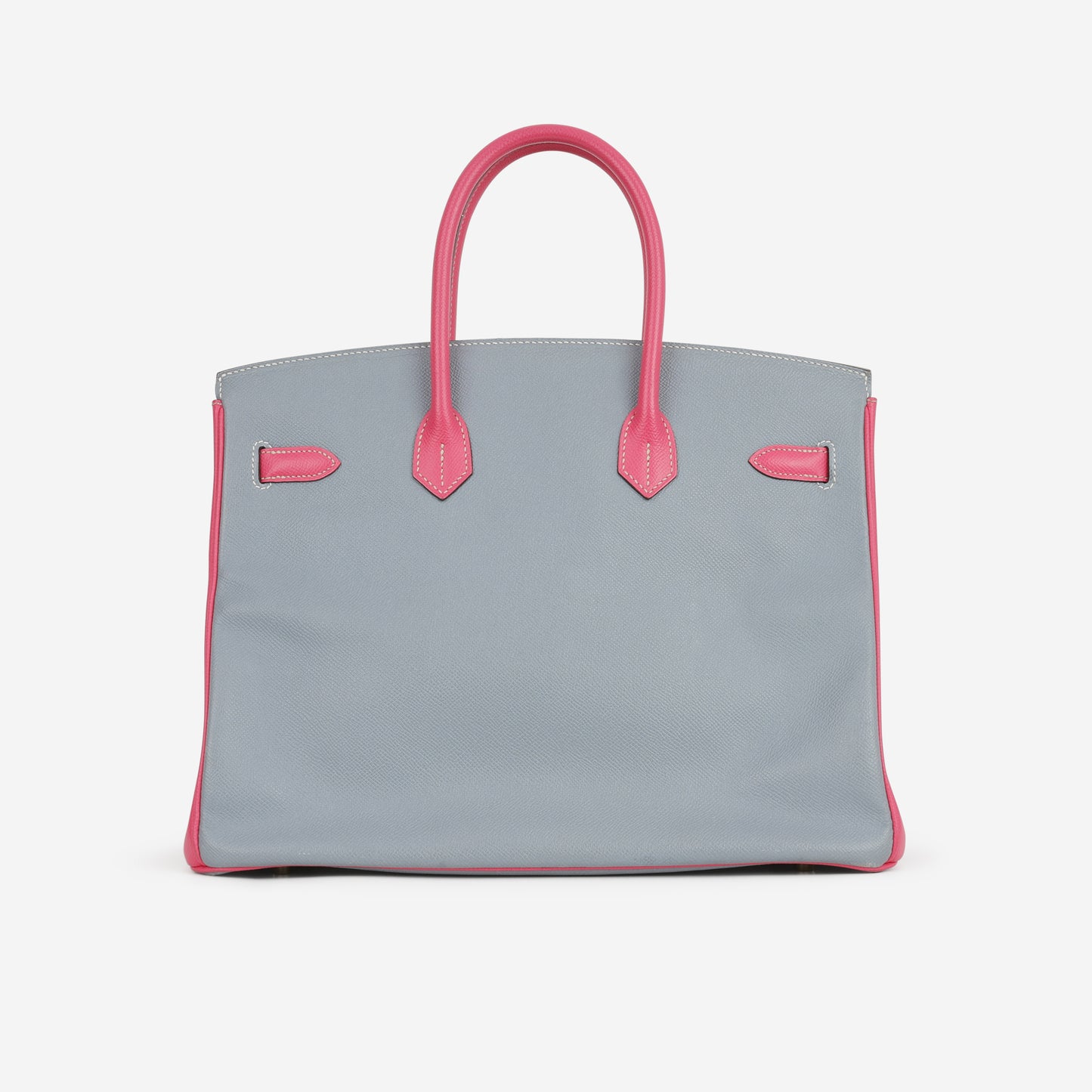 Hermès HSS Birkin 35 - Gris Mouette / Rose Tyrien Epsom | Gold Hardware