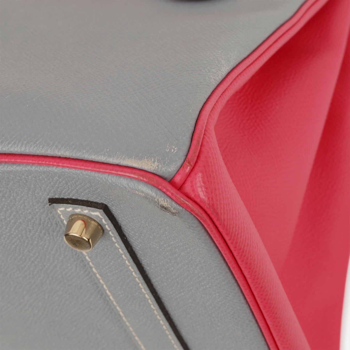 Hermès HSS Birkin 35 - Gris Mouette / Rose Tyrien Epsom | Gold Hardware