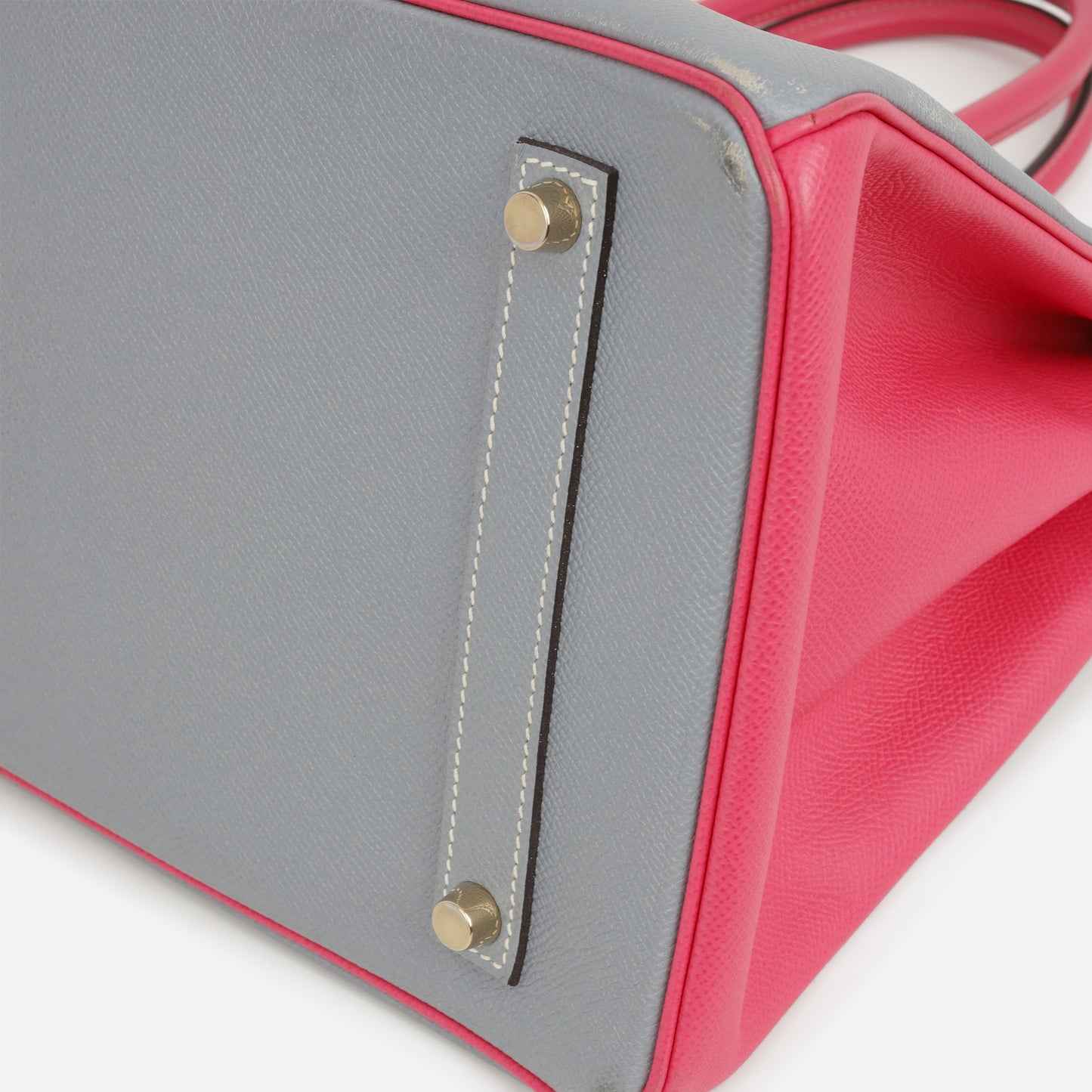 Hermès HSS Birkin 35 - Gris Mouette / Rose Tyrien Epsom | Gold Hardware