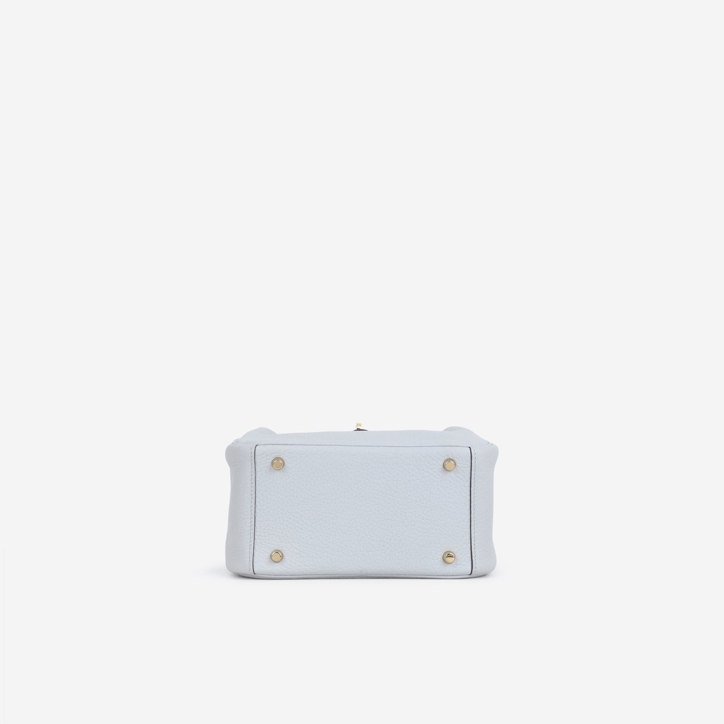 Hermès Mini Lindy - Bleu Pale Clemence | Gold Hardware