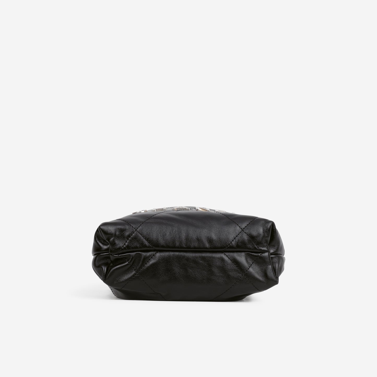 Chanel 22 Mini Hobo - Black Calfskin | Silver Hardware