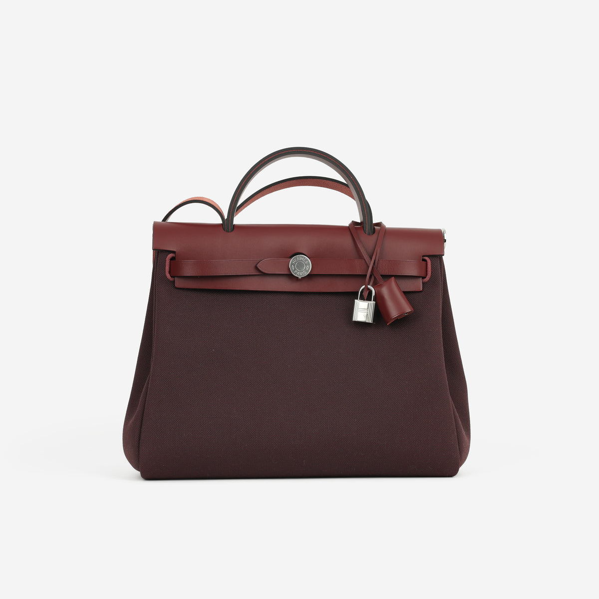 Hermès Herbag 31 - Rouge Sellier Canvas / Rouge H Hunter | Palladium Hardware