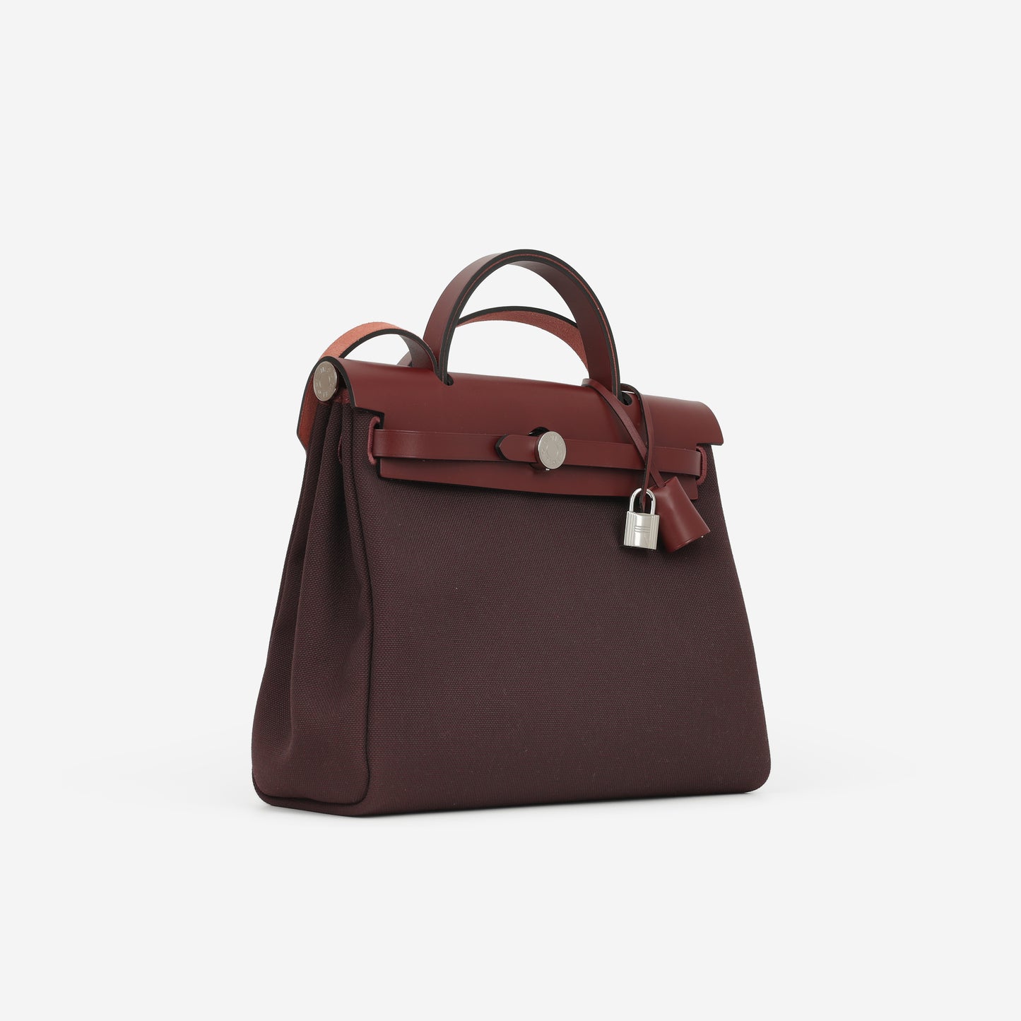 Hermès Herbag 31 - Rouge Sellier Canvas / Rouge H Hunter | Palladium Hardware