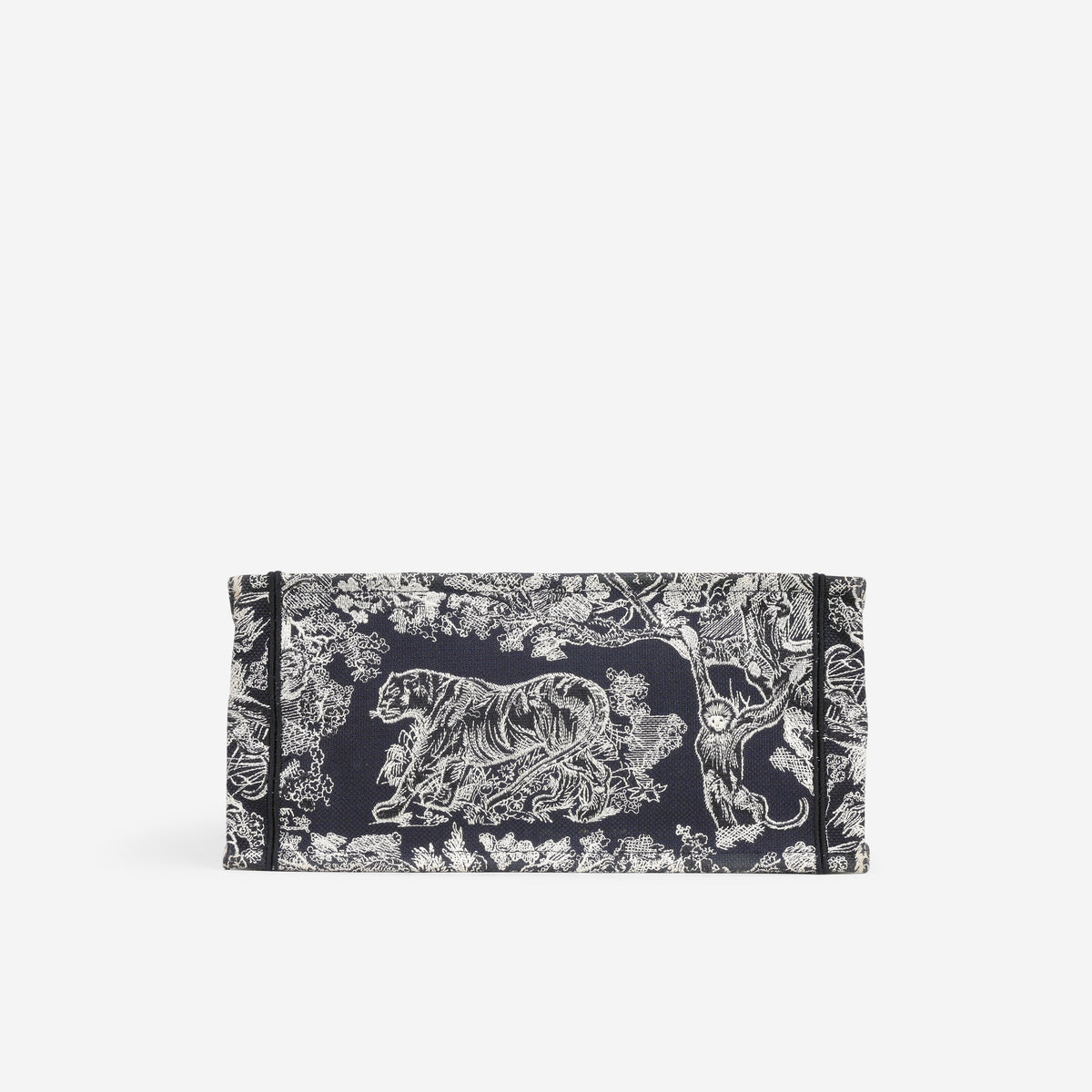 Dior Small Book Tote - Navy Oblique Jacquard