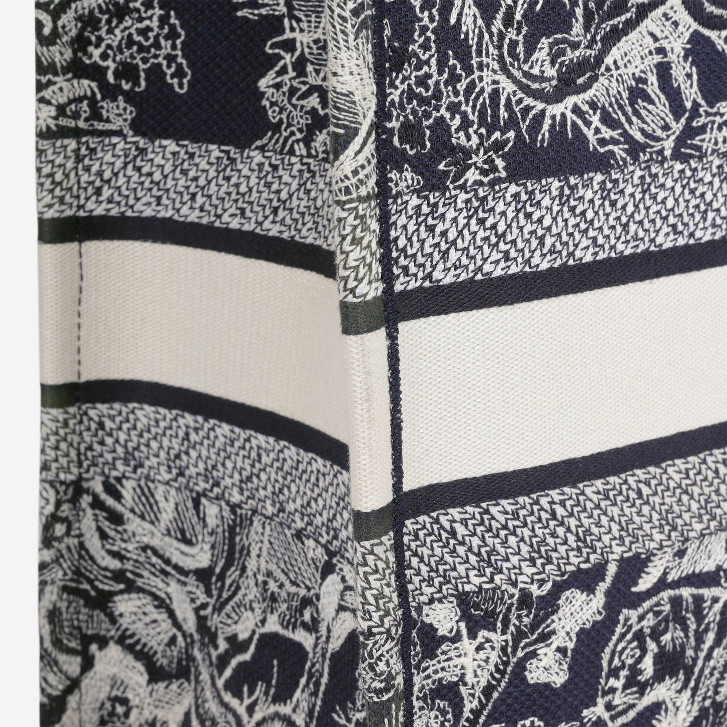 Dior Small Book Tote - Navy Oblique Jacquard
