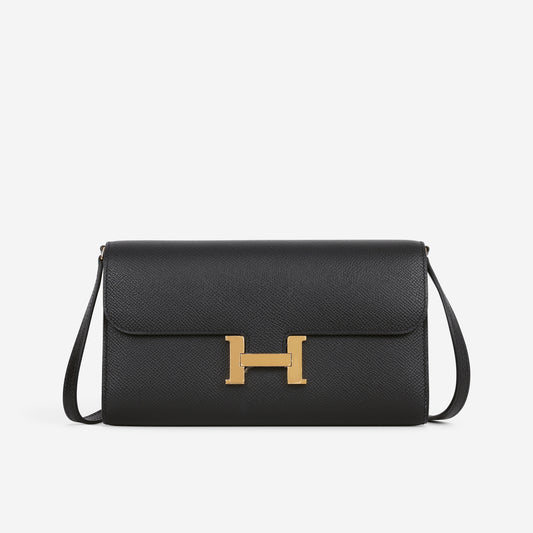 Hermès Constance to Go - Black Epsom | Gold Hardware