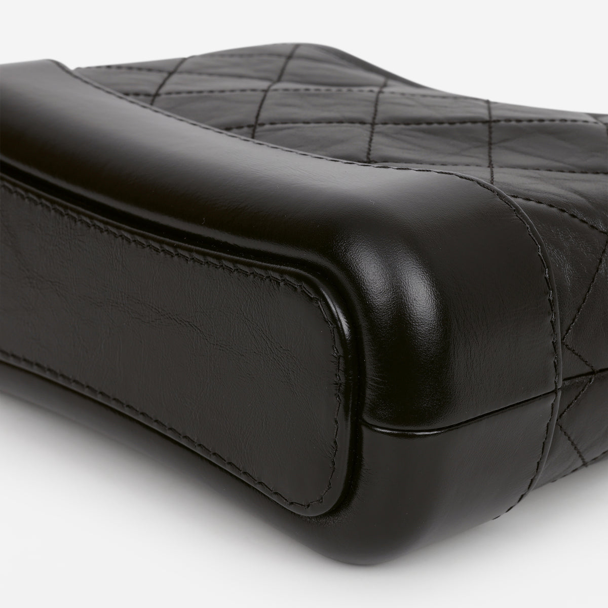 Chanel Small Gabrielle Bag - Black Aged Lambskin / Calfskin | Mixed Hardware