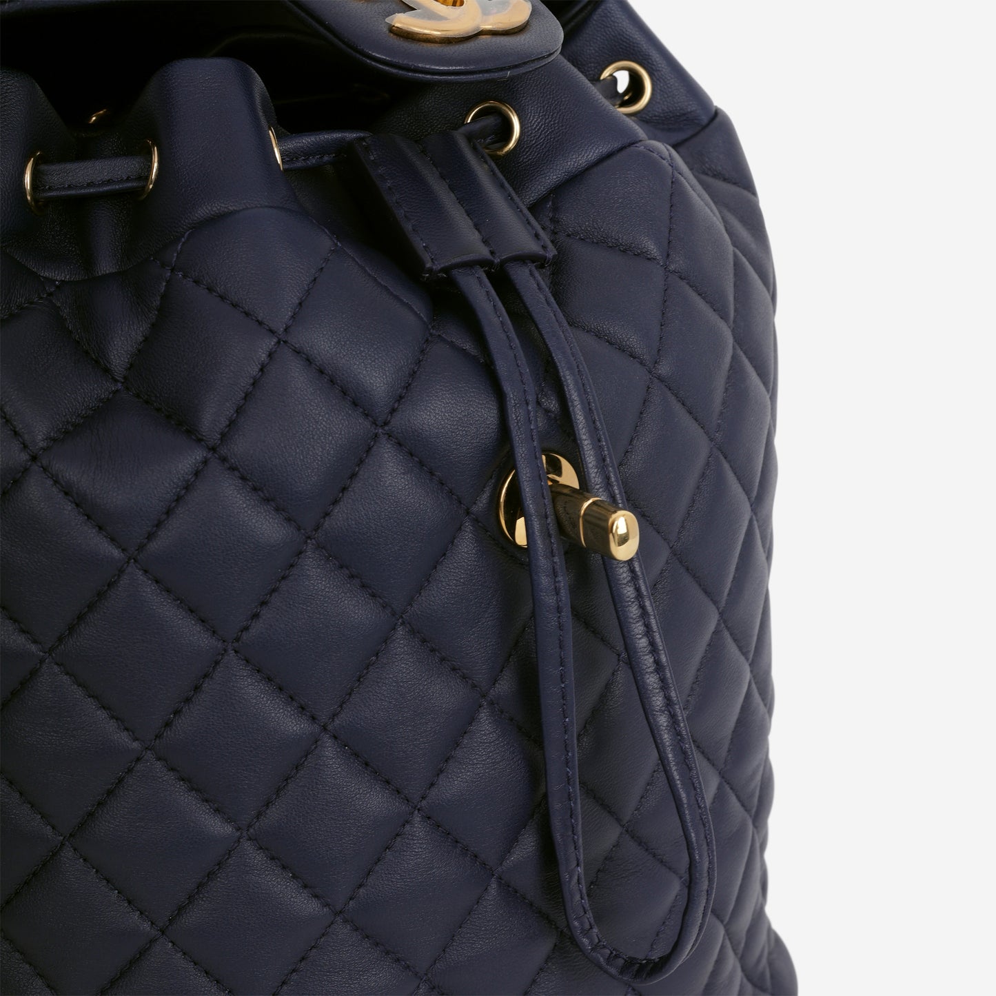 Chanel Small Urban Spirit Backpack - Navy Lambskin | Gold Hardware