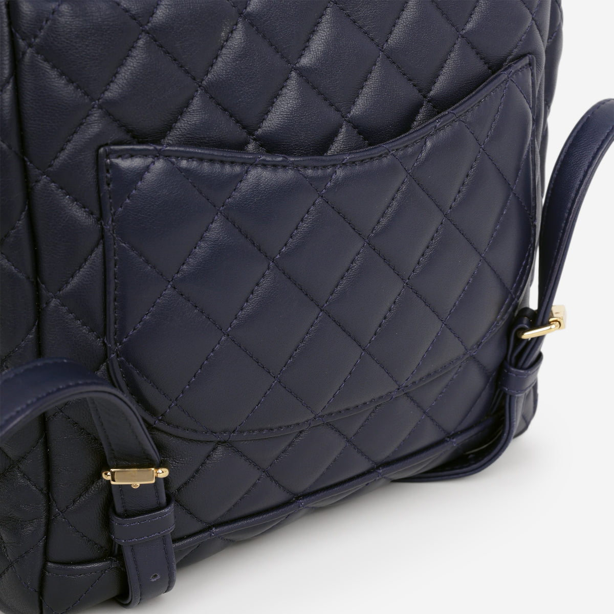 Chanel Small Urban Spirit Backpack - Navy Lambskin | Gold Hardware
