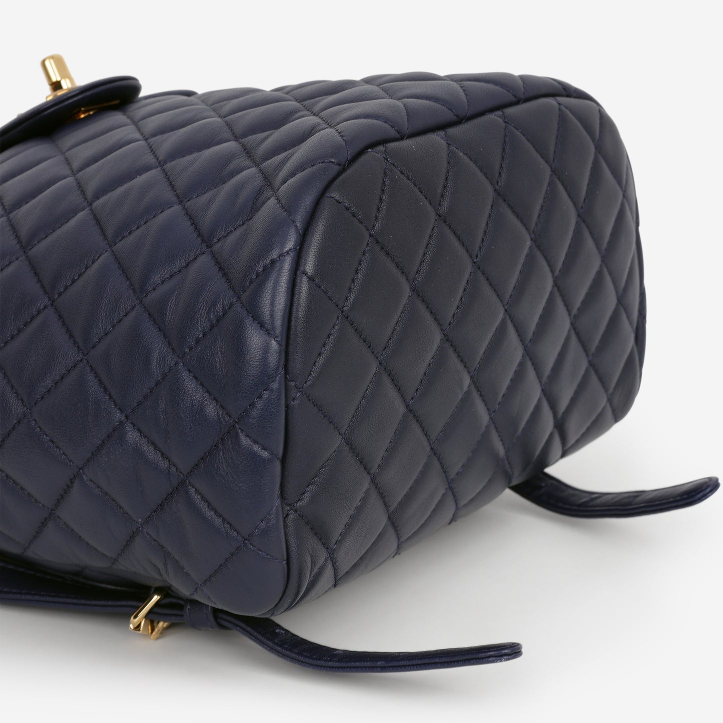 Chanel Small Urban Spirit Backpack - Navy Lambskin | Gold Hardware