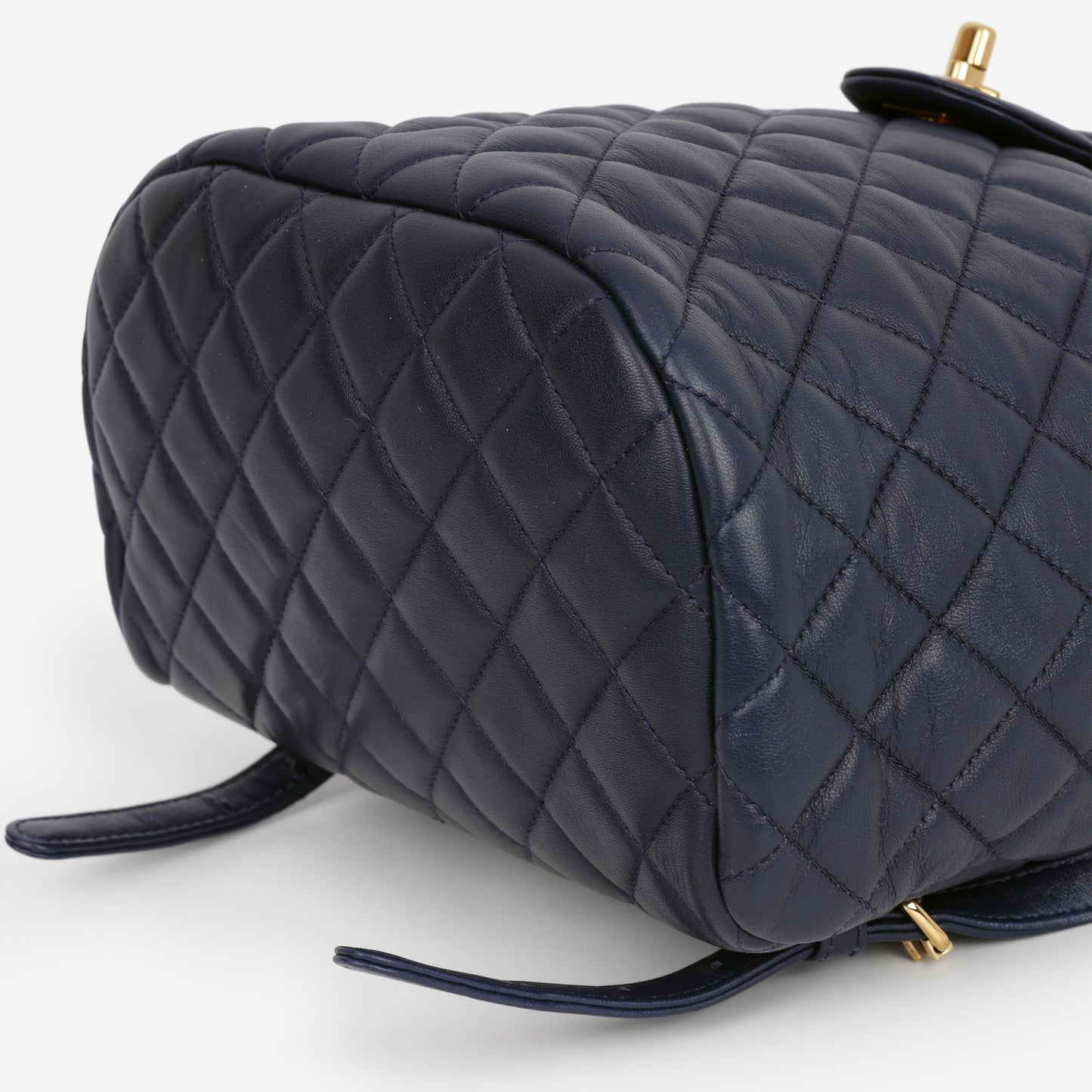 Chanel Small Urban Spirit Backpack - Navy Lambskin | Gold Hardware