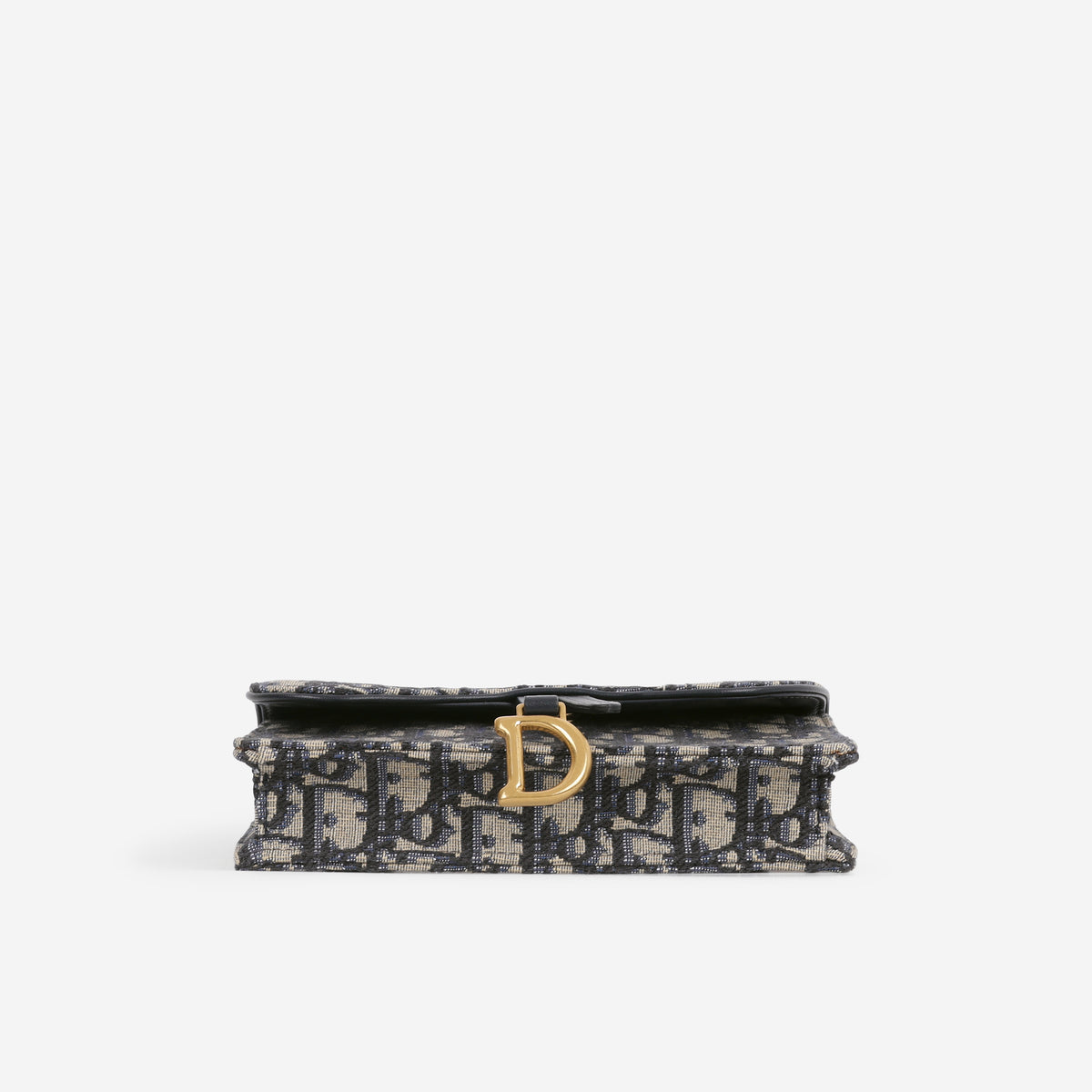Dior Saddle Belt Bag - Navy Oblique Jacquard | Gold Hardware