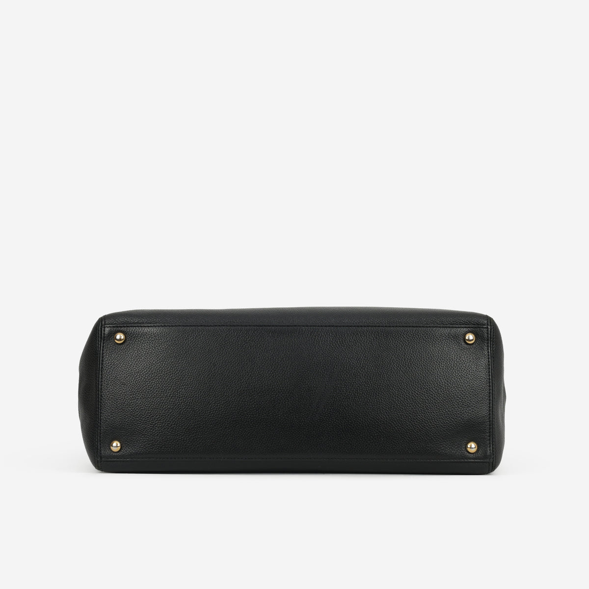 Chanel Vintage Executive Cerf Tote - Black Taurillon | Gold Hardware
