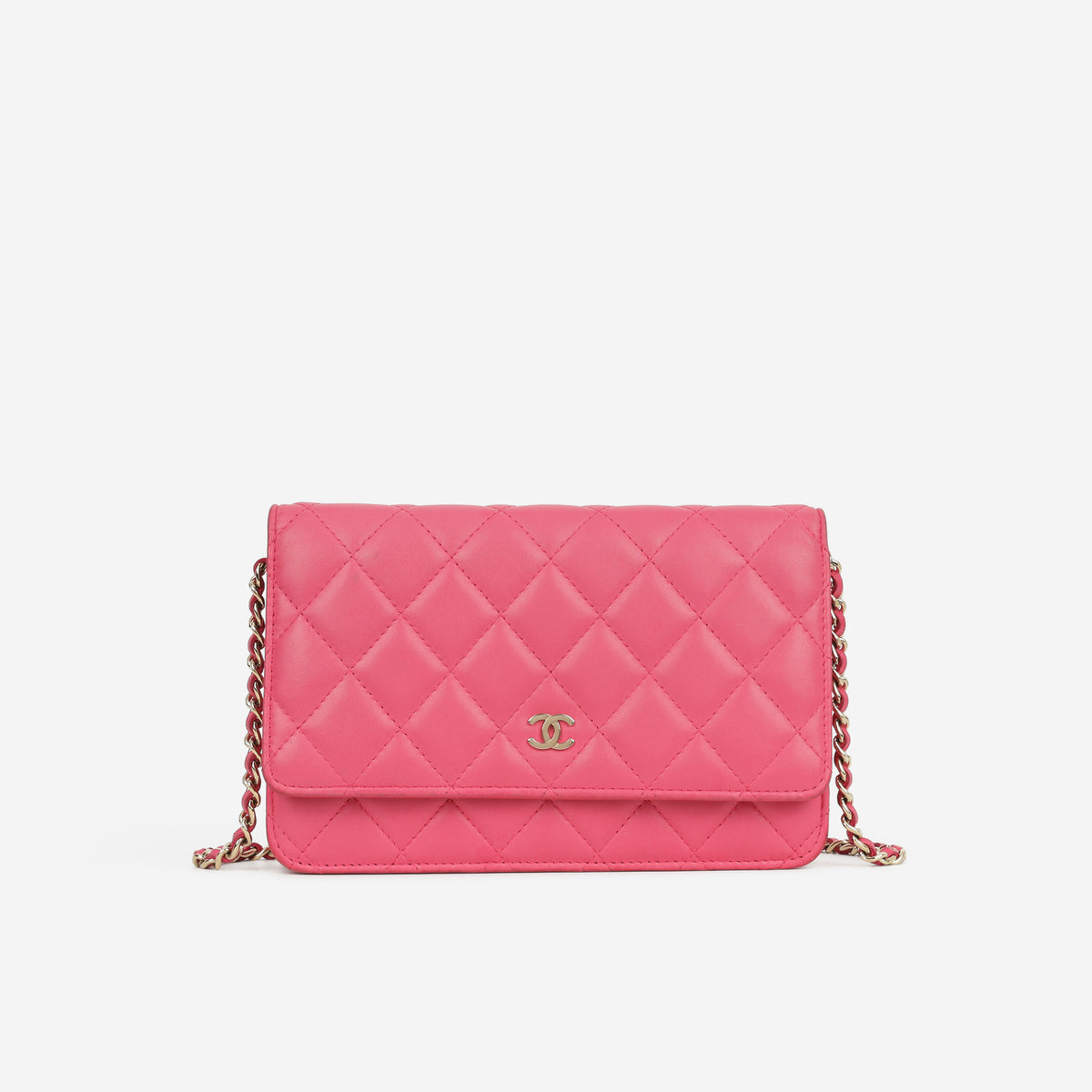 Chanel WOC - Pink Lambskin | Champagne Gold Hardware