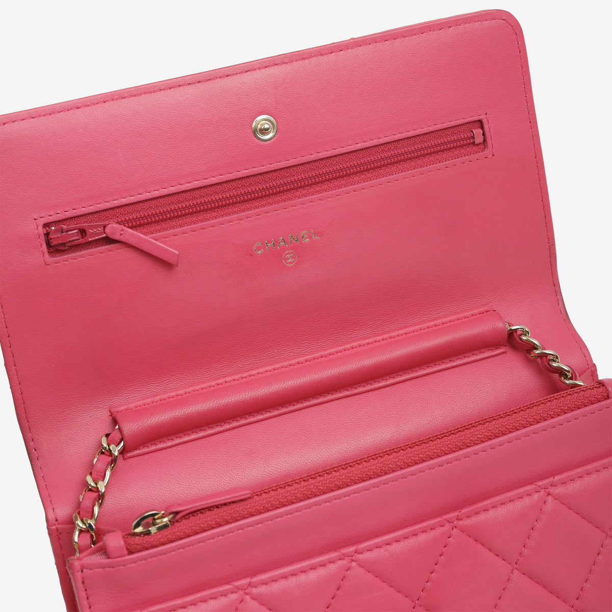 Chanel WOC - Pink Lambskin | Champagne Gold Hardware