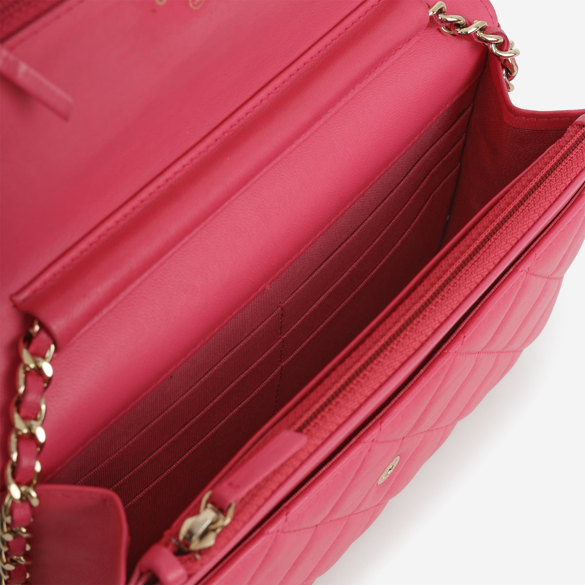 Chanel WOC - Pink Lambskin | Champagne Gold Hardware