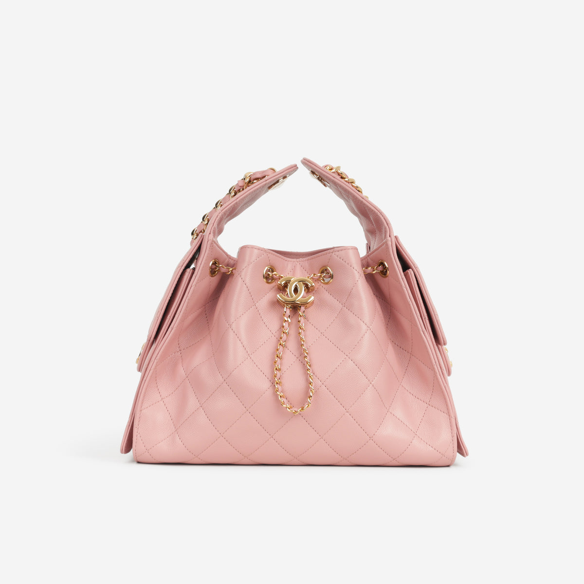 Chanel Small 25 Hobo - Pink Caviar | Gold Hardware