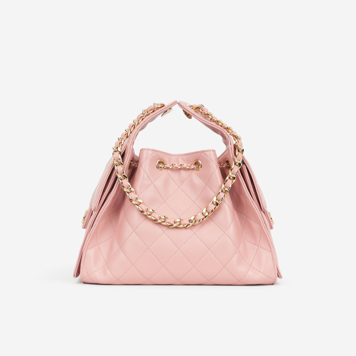 Chanel Small 25 Hobo - Pink Caviar | Gold Hardware
