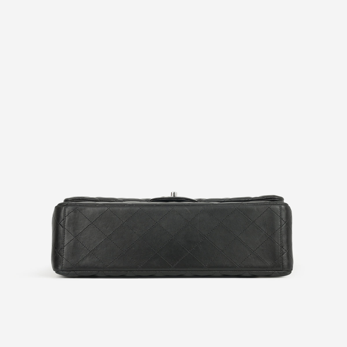 Chanel Maxi Classic Double Flap - Black Lambskin | Silver Hardware