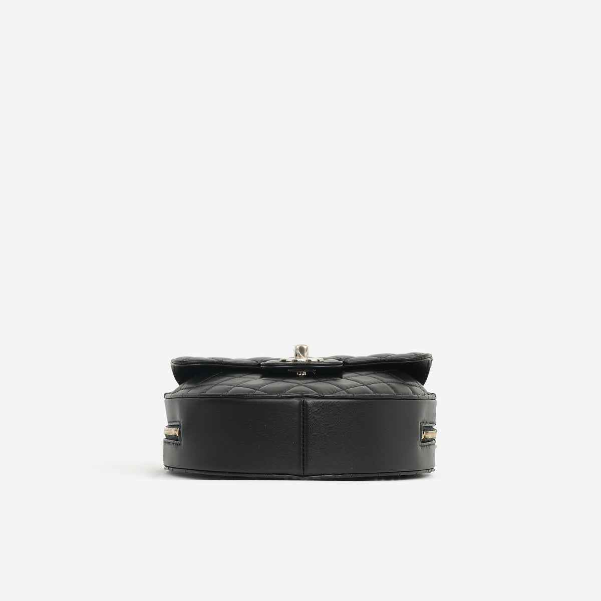 Chanel Large Heart Bag - Black Lambskin | Champagne Gold Hardware