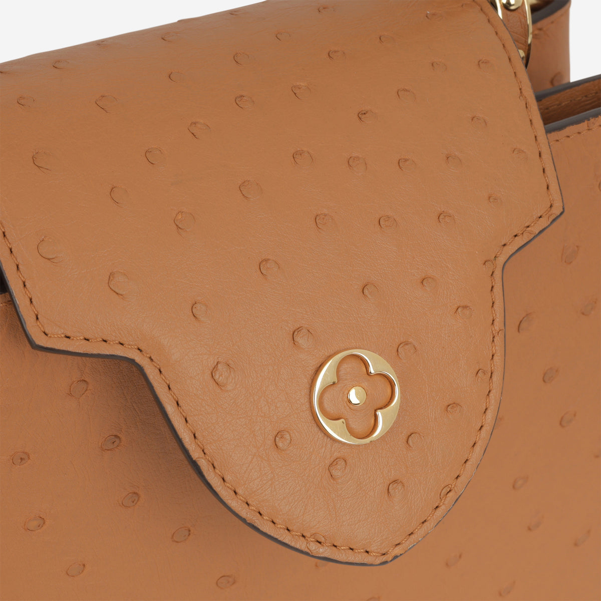 Louis Vuitton Capucines BB - Cognac Ostrich | Gold Hardware