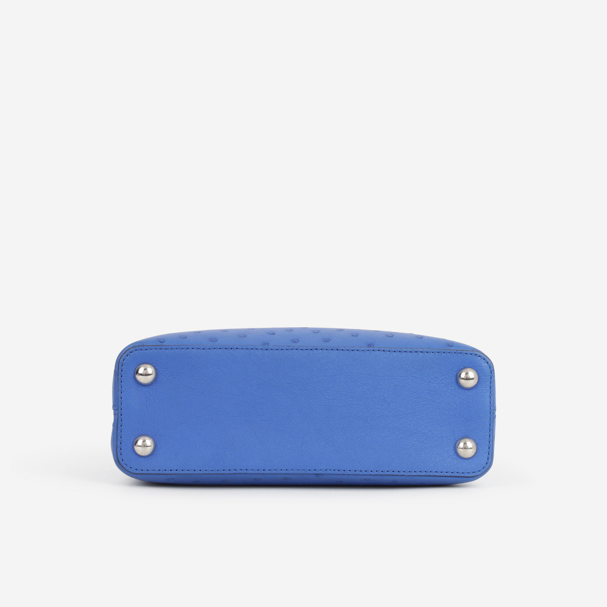 Louis Vuitton Capucines BB - Blue Saphir Ostrich | Silver Hardware