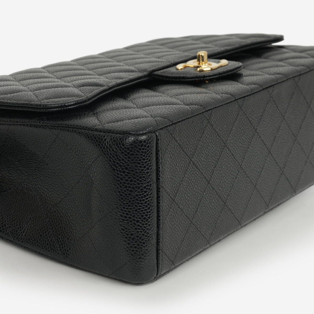 Chanel Maxi Classic Double Flap - Black Caviar | Gold Hardware