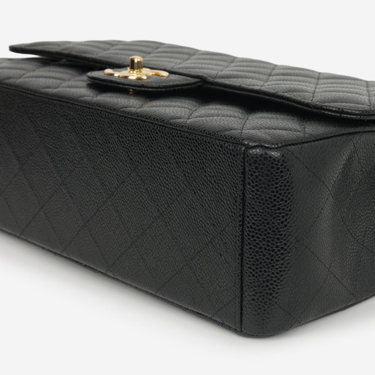 Chanel Maxi Classic Double Flap - Black Caviar | Gold Hardware