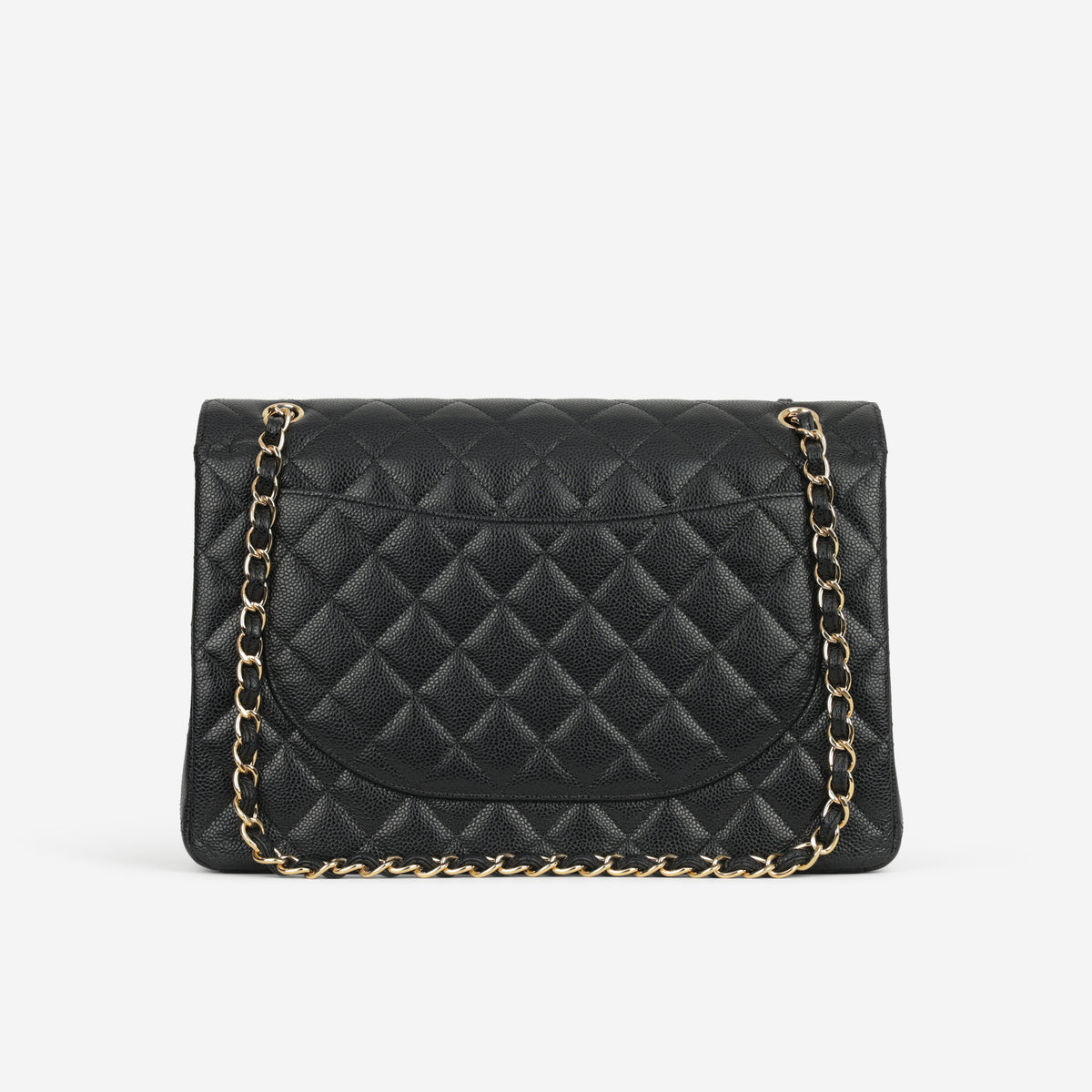 Chanel Maxi Classic Double Flap - Black Caviar | Gold Hardware