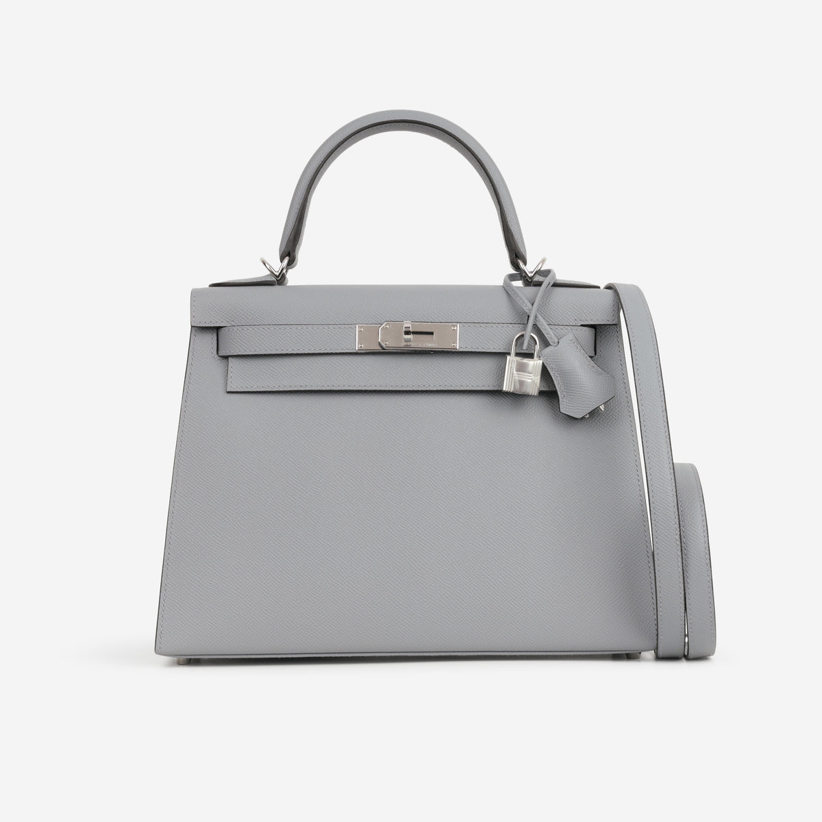 Hermès Kelly 28 - Gris Pantin Epsom | Palladium Hardware