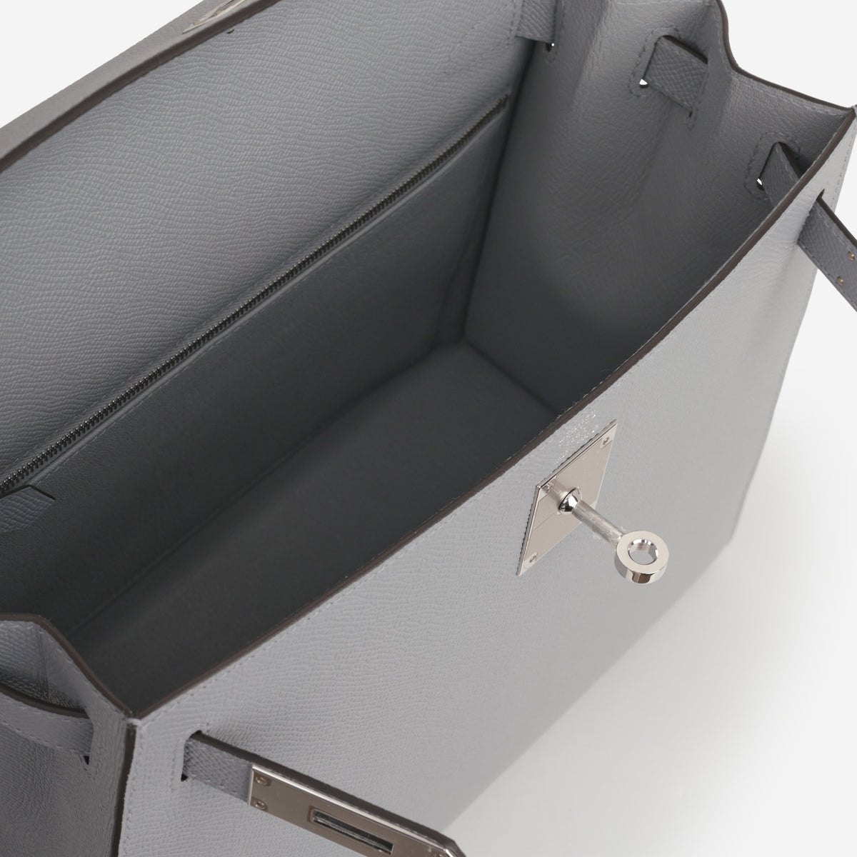 Hermès Kelly 28 - Gris Pantin Epsom | Palladium Hardware