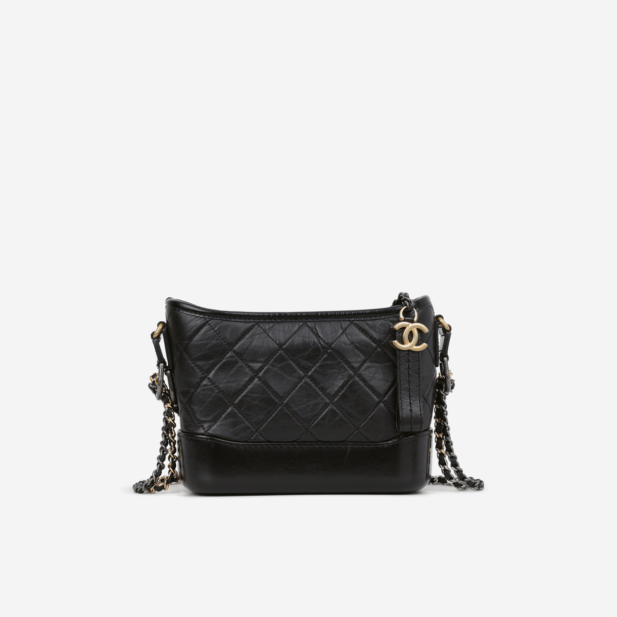 Chanel Small Gabrielle Bag - Black Aged Calfskin | Mixed Hardware